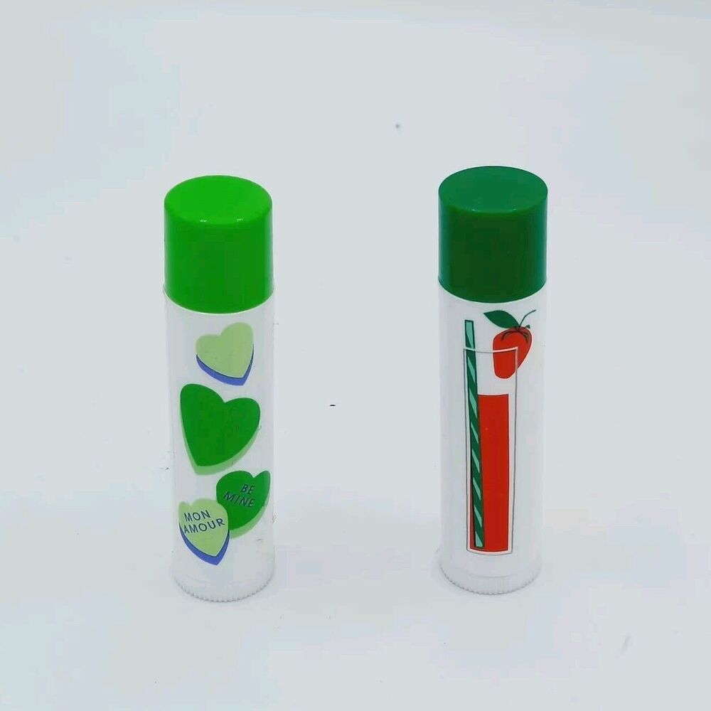 RARE  Lot of 2 Avon Lip Balm SWEET NOTHINGS/STRAWBERRY FRUIT SPRITZER  DEADSTOCK